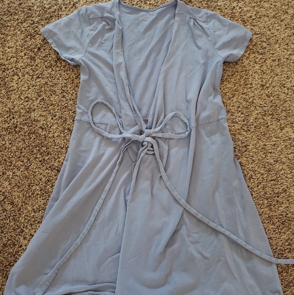 Pact Organic wrap dress